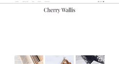 Desktop Screenshot of cherrywallis.com