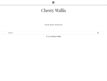 Tablet Screenshot of cherrywallis.com